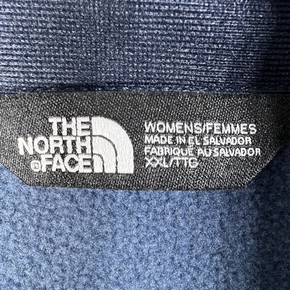 The North Face Womens 2X Full Zip Skyline Navy Athleisure Stretchy Jacket Sporty - Picture 13 of 16